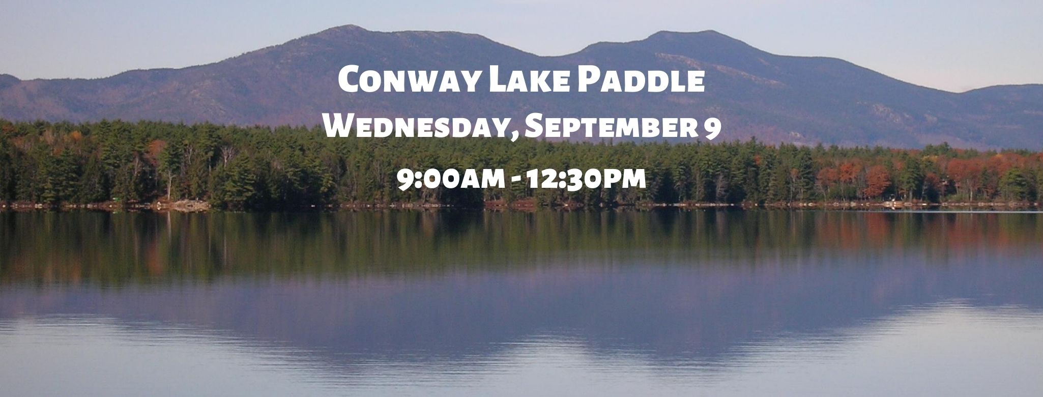 Conway Lake Paddle_Facebook Event